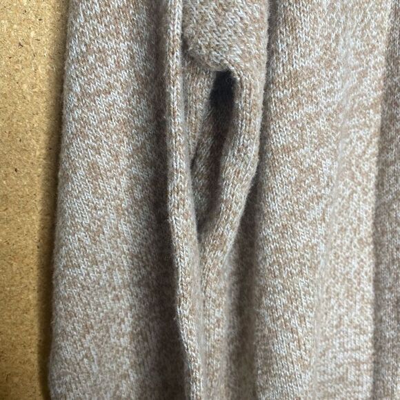 Madewell Oversized Long Sleeve V-Neck Ribbed Hem Cardigan Sweater Brown Small - Picture 11 of 12